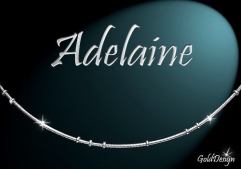 Adelaine - náramek rhodium